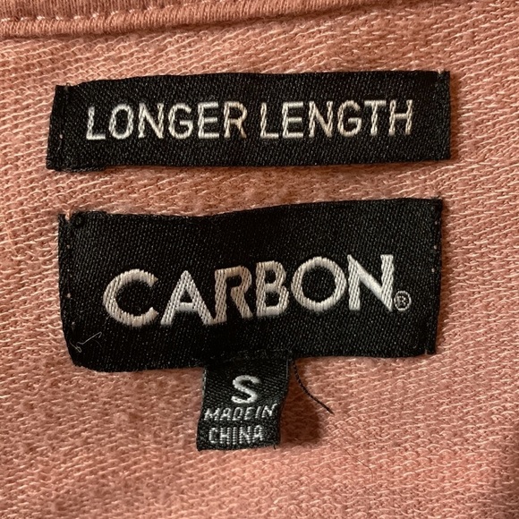 Carbon Short Sleeve top - good condition, Size small, sweatshirt type fabric - Picture 3 of 5